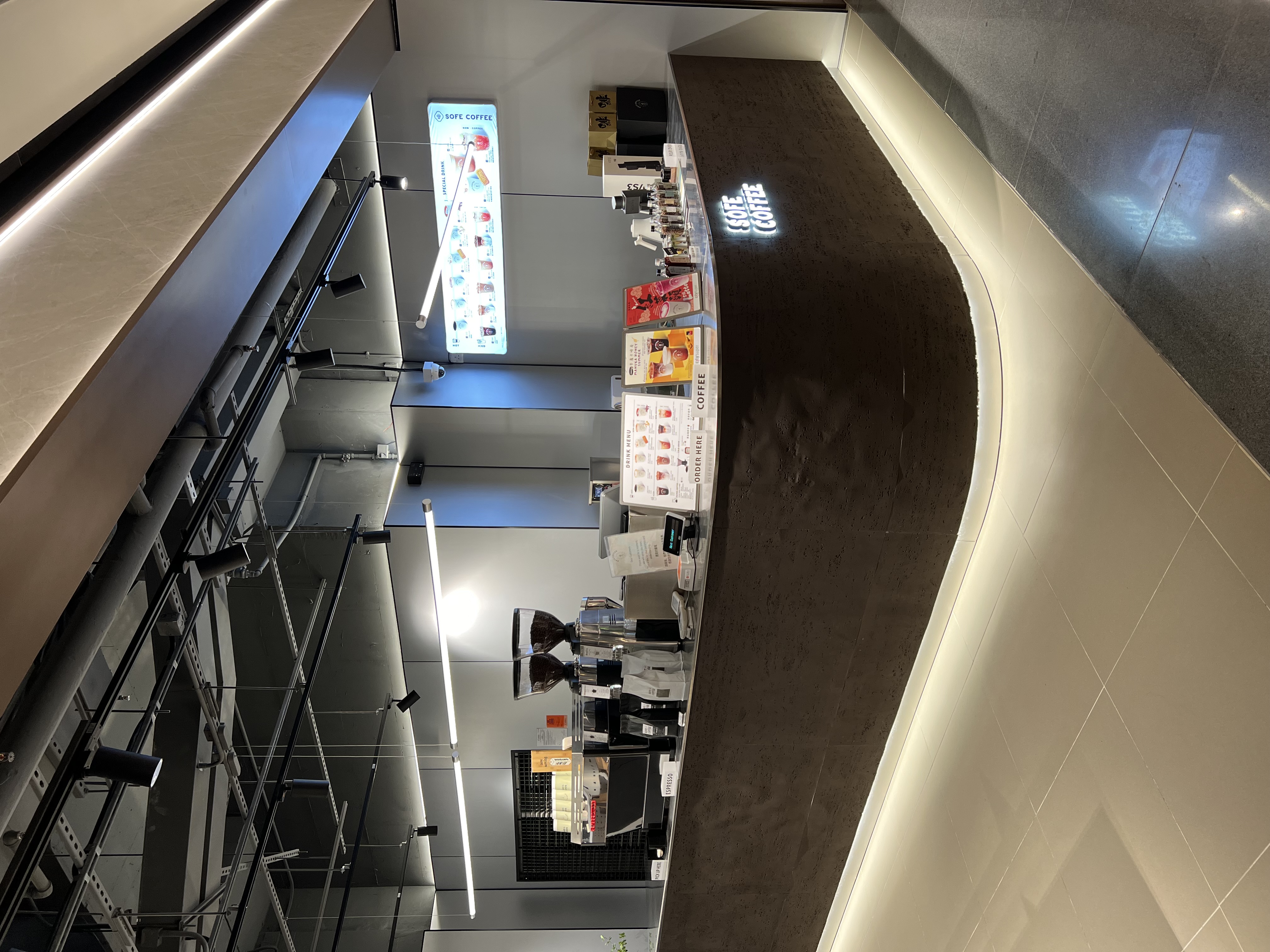 SOFE Coffee’s counter inside city’super at AIRSIDE, Kai Tak